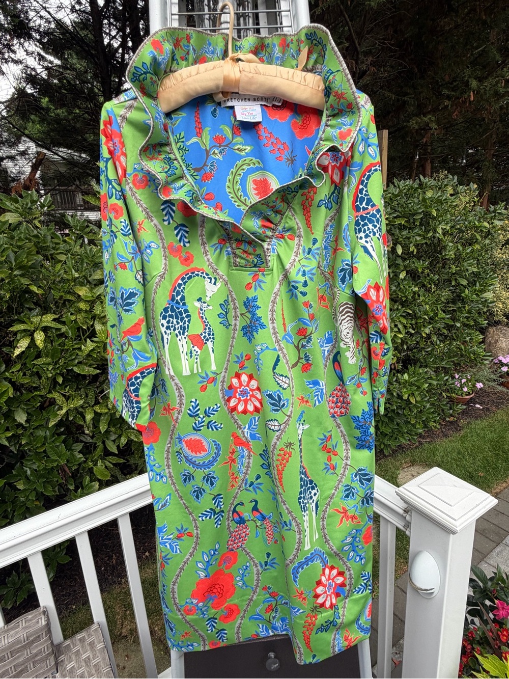 Gretchen Scott Giraffe Printed Women’s dress